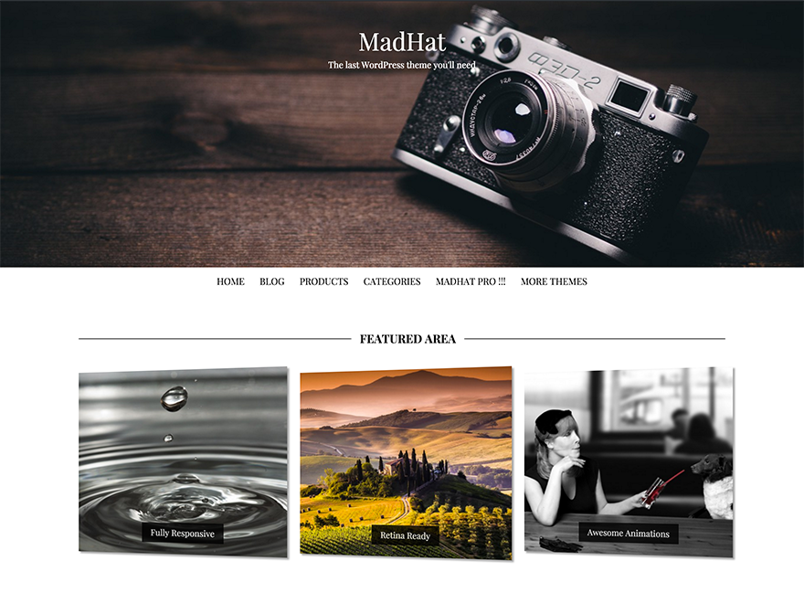 MadHat Preview Wordpress Theme - Rating, Reviews, Preview, Demo & Download