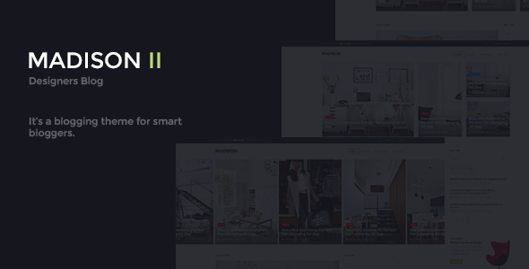 MADISON II Preview Wordpress Theme - Rating, Reviews, Preview, Demo & Download