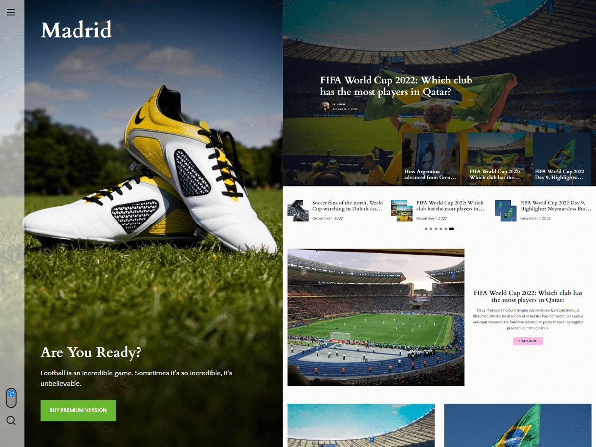 Madrid Preview Wordpress Theme - Rating, Reviews, Preview, Demo & Download