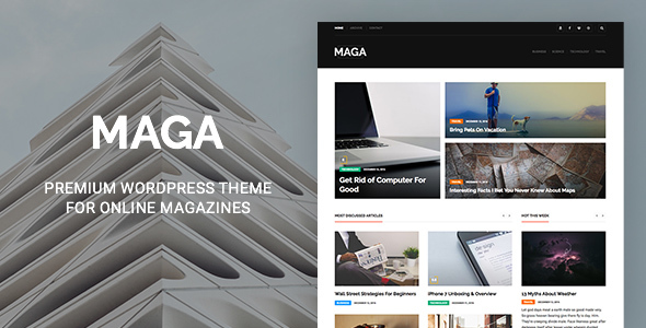 Maga Preview Wordpress Theme - Rating, Reviews, Preview, Demo & Download