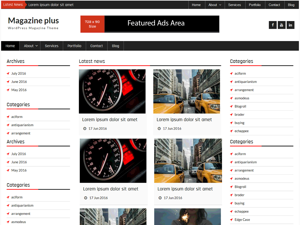 Magazine Plus Preview Wordpress Theme - Rating, Reviews, Preview, Demo & Download
