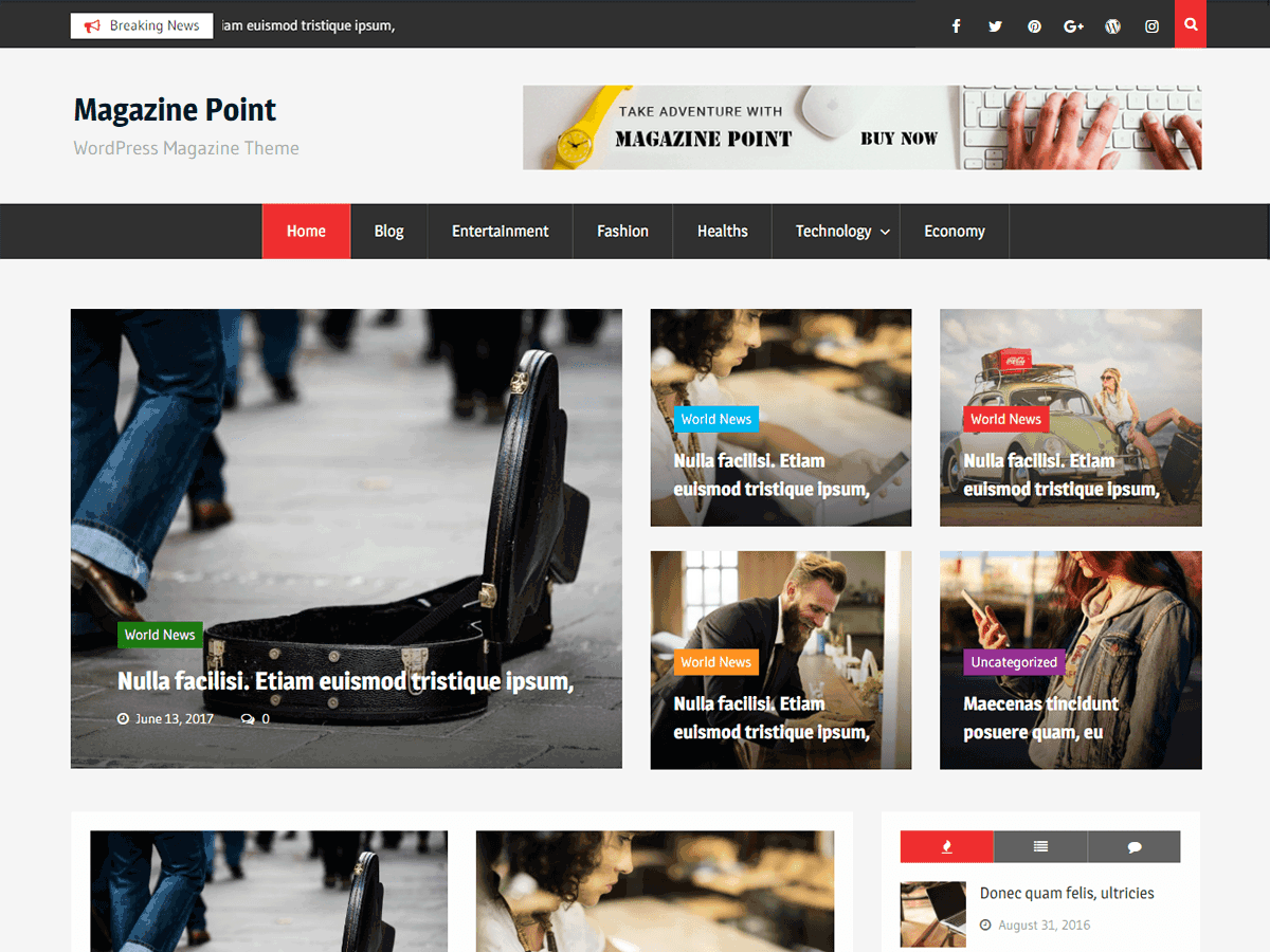 Magazine Point Preview Wordpress Theme - Rating, Reviews, Preview, Demo & Download