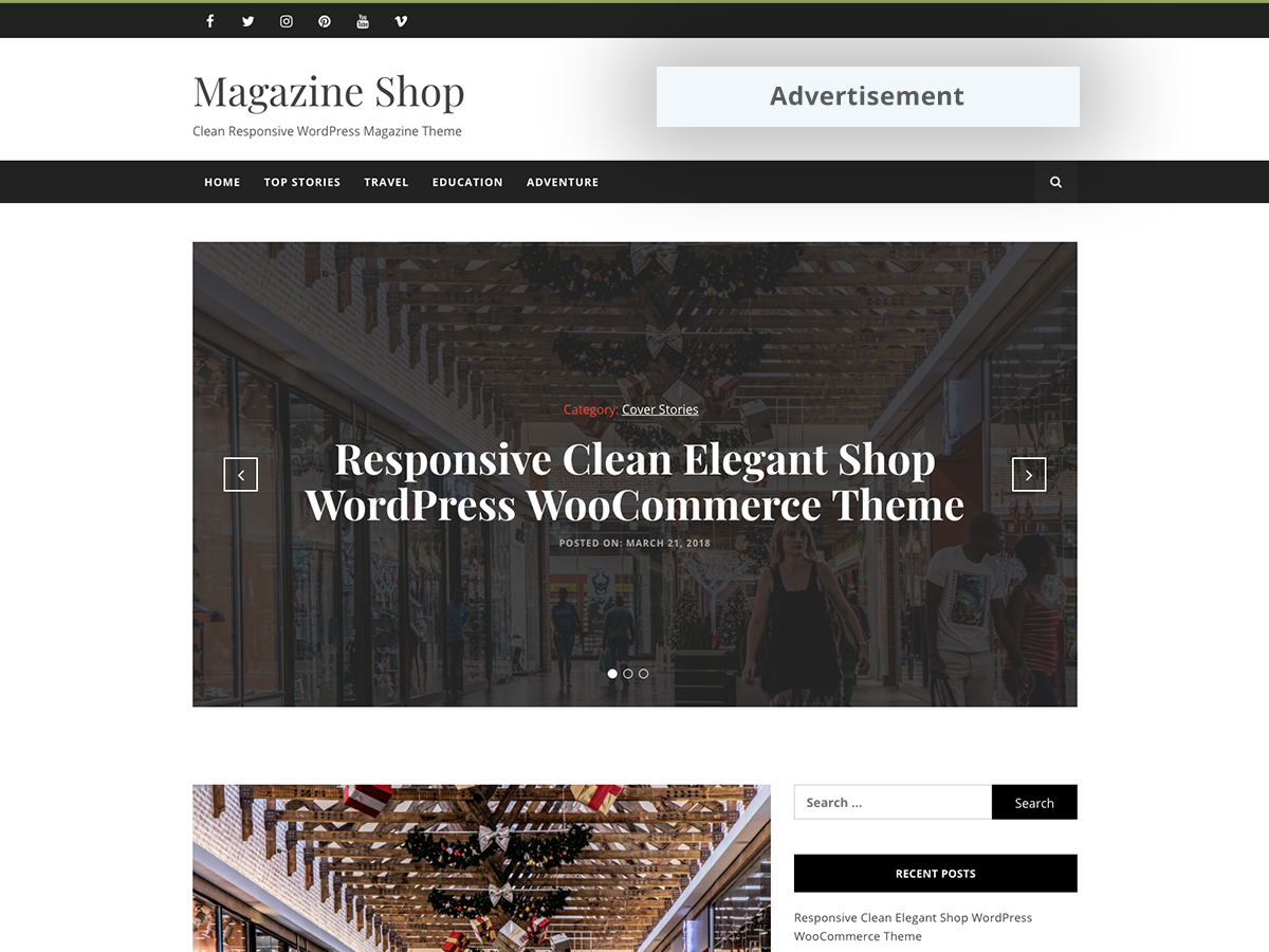 Magazine Shop Preview Wordpress Theme - Rating, Reviews, Preview, Demo & Download
