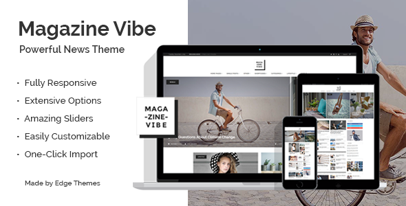 Magazine Vibe Preview Wordpress Theme - Rating, Reviews, Preview, Demo & Download
