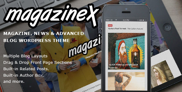 Magazinex Preview Wordpress Theme - Rating, Reviews, Preview, Demo & Download