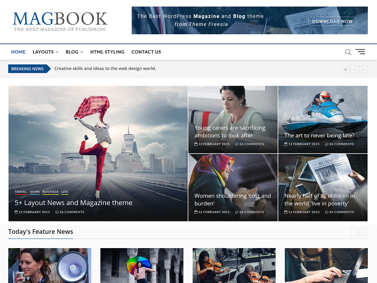 Magbook Preview Wordpress Theme - Rating, Reviews, Preview, Demo & Download