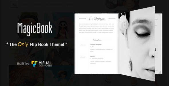 MagicBook Preview Wordpress Theme - Rating, Reviews, Preview, Demo & Download
