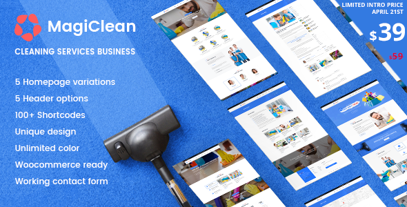 MagiClean Preview Wordpress Theme - Rating, Reviews, Preview, Demo & Download