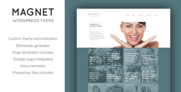 Magnet Preview Wordpress Theme - Rating, Reviews, Preview, Demo & Download