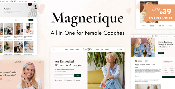 Magnetique Preview Wordpress Theme - Rating, Reviews, Preview, Demo & Download