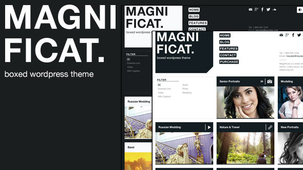 MAGNIFICAT Photography Preview Wordpress Theme - Rating, Reviews, Preview, Demo & Download