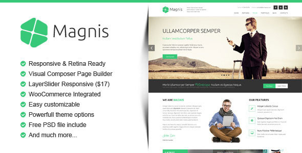 Magnis Preview Wordpress Theme - Rating, Reviews, Preview, Demo & Download