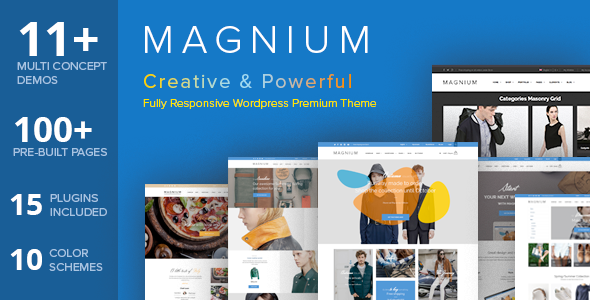 Magnium Preview Wordpress Theme - Rating, Reviews, Preview, Demo & Download