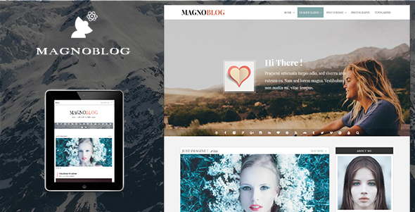 Magnoblog For Preview Wordpress Theme - Rating, Reviews, Preview, Demo & Download