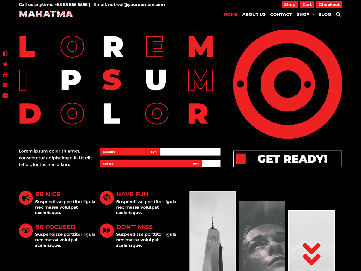 Mahatma Preview Wordpress Theme - Rating, Reviews, Preview, Demo & Download