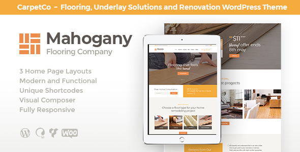 Mahogany Preview Wordpress Theme - Rating, Reviews, Preview, Demo & Download