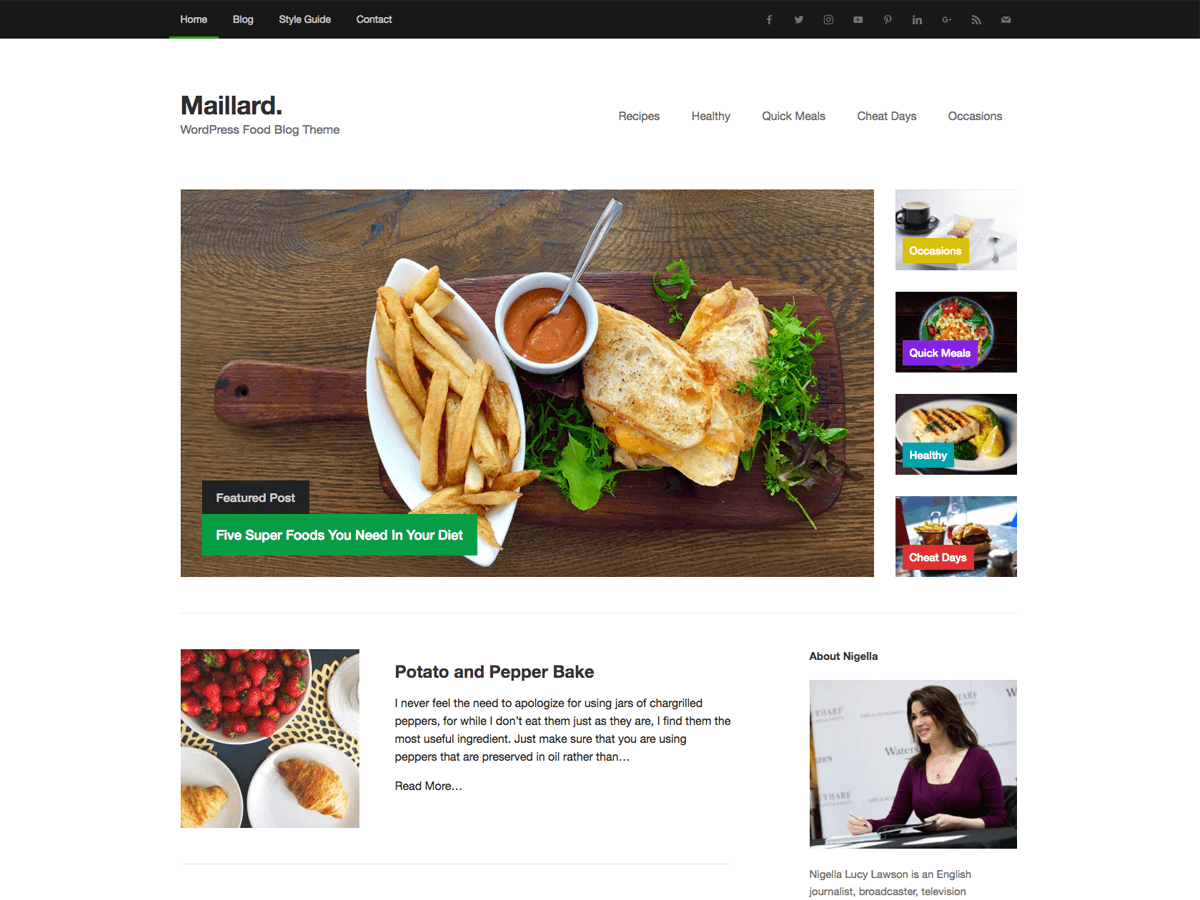 Maillard Preview Wordpress Theme - Rating, Reviews, Preview, Demo & Download