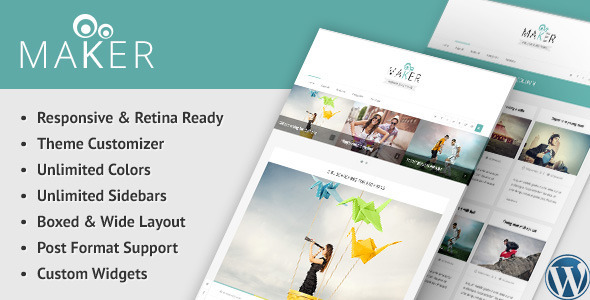 Maker Preview Wordpress Theme - Rating, Reviews, Preview, Demo & Download