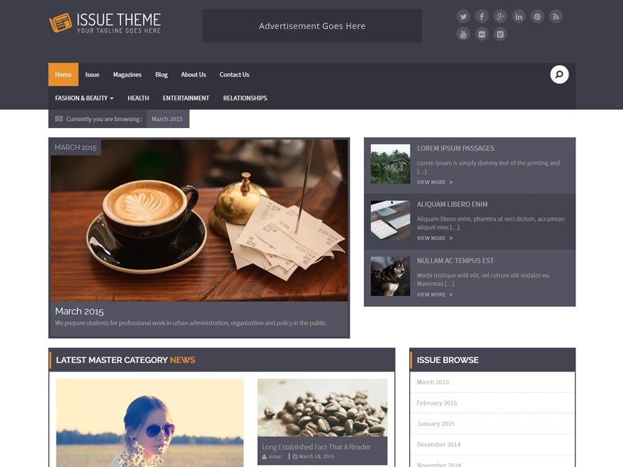 Manage Issue Preview Wordpress Theme - Rating, Reviews, Preview, Demo & Download
