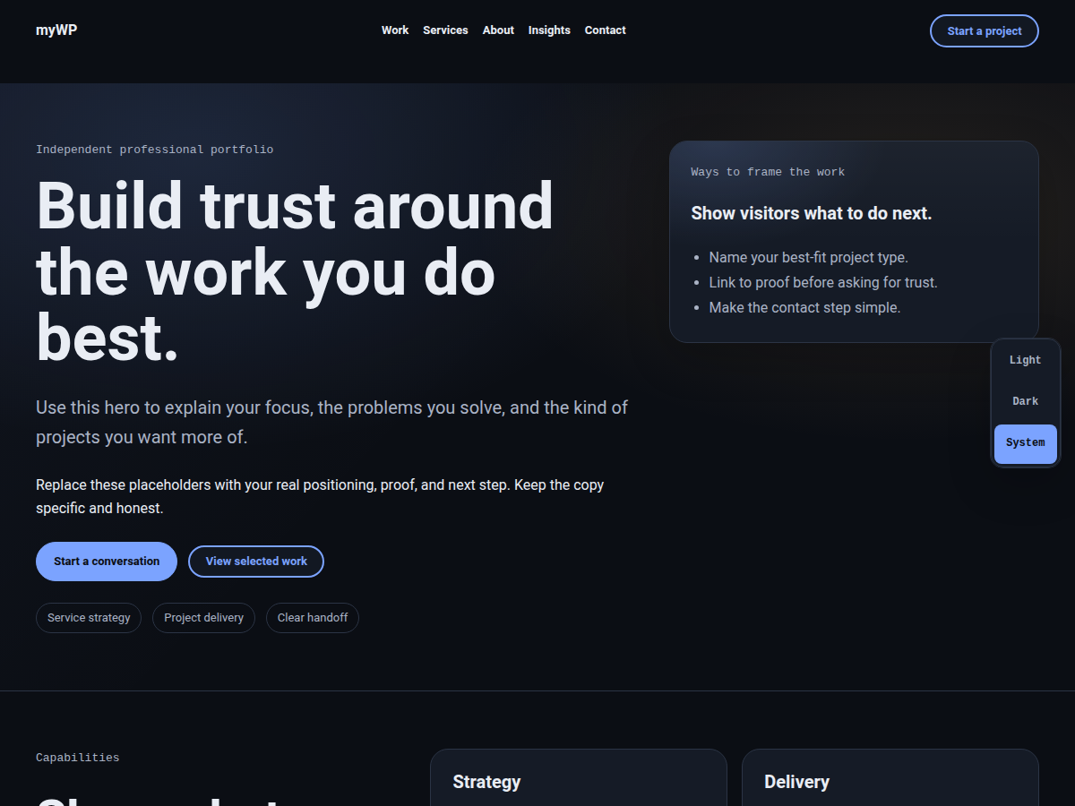 Maneuvrez Portfolio Preview Wordpress Theme - Rating, Reviews, Preview, Demo & Download