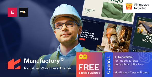 Manufactury Preview Wordpress Theme - Rating, Reviews, Preview, Demo & Download