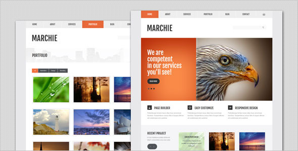 Marchie Preview Wordpress Theme - Rating, Reviews, Preview, Demo & Download