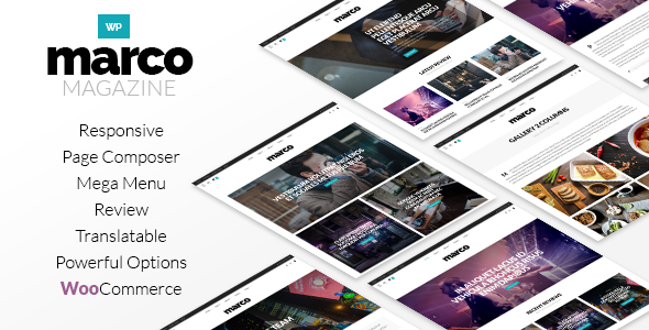 Marco Preview Wordpress Theme - Rating, Reviews, Preview, Demo & Download