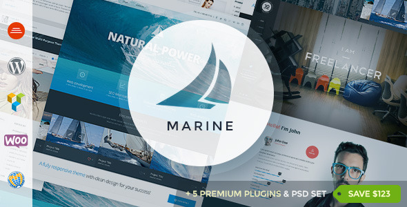 Marine Responsive Preview Wordpress Theme - Rating, Reviews, Preview, Demo & Download