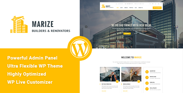 Marize Preview Wordpress Theme - Rating, Reviews, Preview, Demo & Download