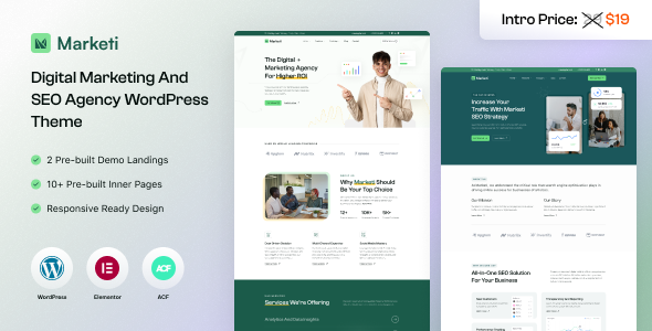 Marketi Preview Wordpress Theme - Rating, Reviews, Preview, Demo & Download
