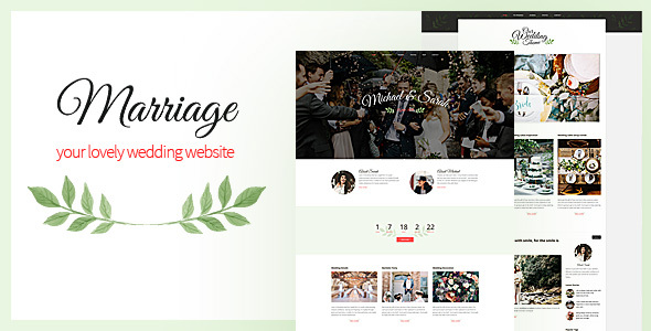 Marriage Preview Wordpress Theme - Rating, Reviews, Preview, Demo & Download