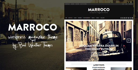 Marroco Preview Wordpress Theme - Rating, Reviews, Preview, Demo & Download