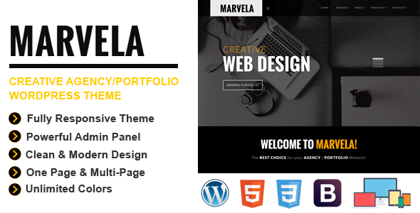 MARVELA Preview Wordpress Theme - Rating, Reviews, Preview, Demo & Download