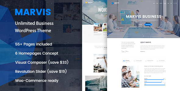 Marvis Preview Wordpress Theme - Rating, Reviews, Preview, Demo & Download