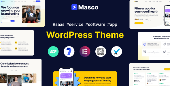 Masco Preview Wordpress Theme - Rating, Reviews, Preview, Demo & Download