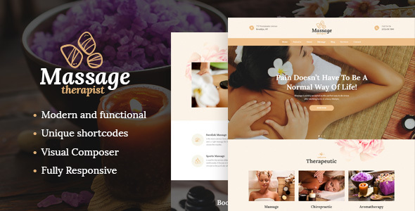 Massage Therapist Preview Wordpress Theme - Rating, Reviews, Preview, Demo & Download