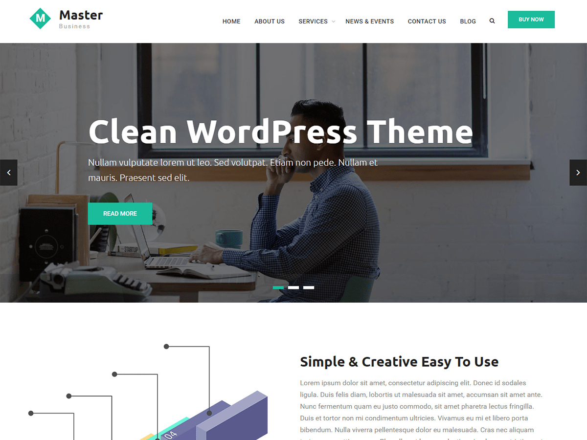 Master Business Preview Wordpress Theme - Rating, Reviews, Preview, Demo & Download