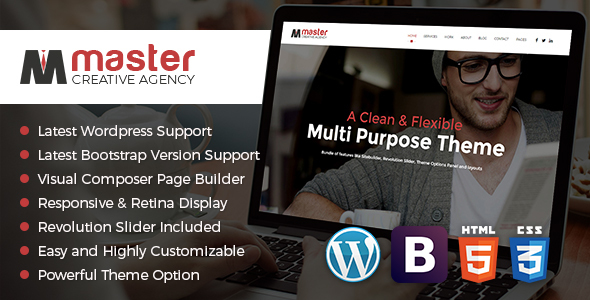 Master Creator Preview Wordpress Theme - Rating, Reviews, Preview, Demo & Download