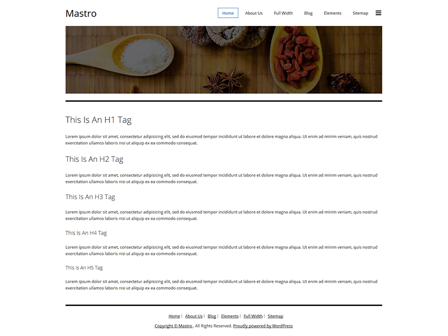 Mastro Preview Wordpress Theme - Rating, Reviews, Preview, Demo & Download