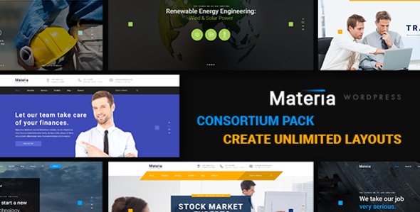 Materia Preview Wordpress Theme - Rating, Reviews, Preview, Demo & Download