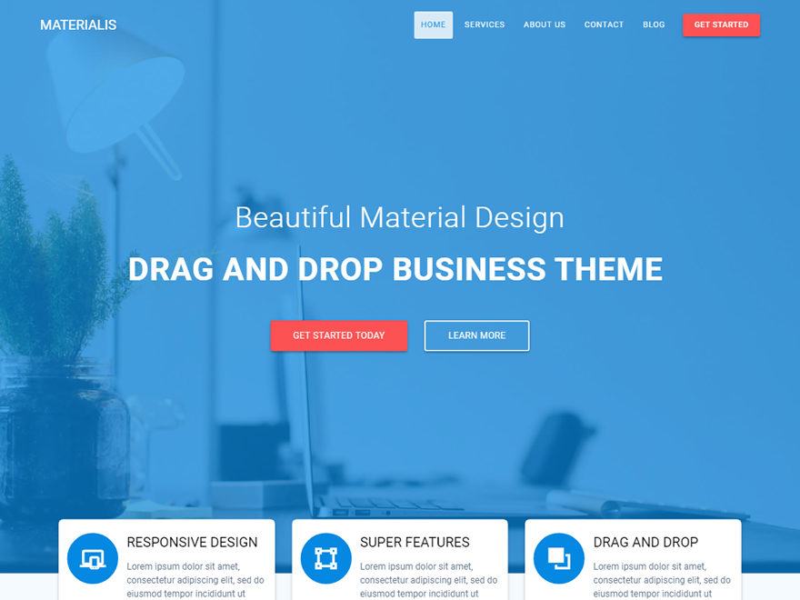 Materialis Preview Wordpress Theme - Rating, Reviews, Preview, Demo & Download