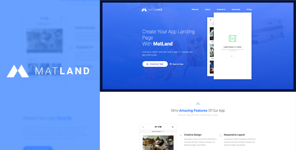 MatLand Preview Wordpress Theme - Rating, Reviews, Preview, Demo & Download