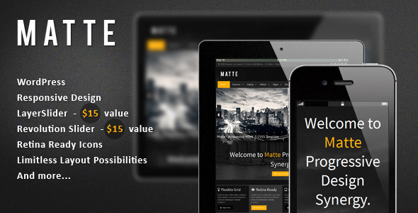 Matte Preview Wordpress Theme - Rating, Reviews, Preview, Demo & Download