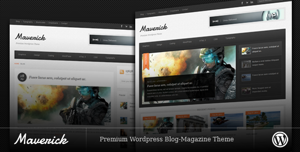 Maverick Preview Wordpress Theme - Rating, Reviews, Preview, Demo & Download