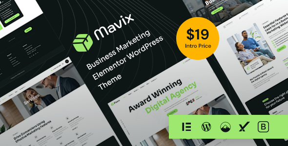 Mavix Preview Wordpress Theme - Rating, Reviews, Preview, Demo & Download