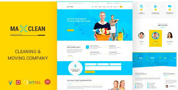 Max Cleaners Preview Wordpress Theme - Rating, Reviews, Preview, Demo & Download
