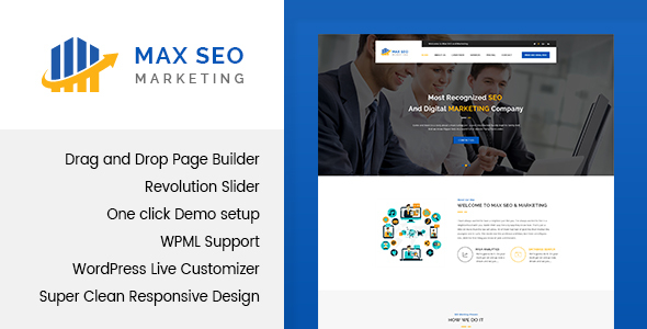 Max Seo Preview Wordpress Theme - Rating, Reviews, Preview, Demo & Download