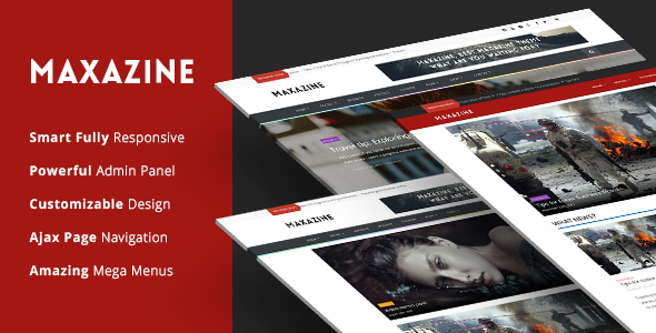 Maxazine Preview Wordpress Theme - Rating, Reviews, Preview, Demo & Download