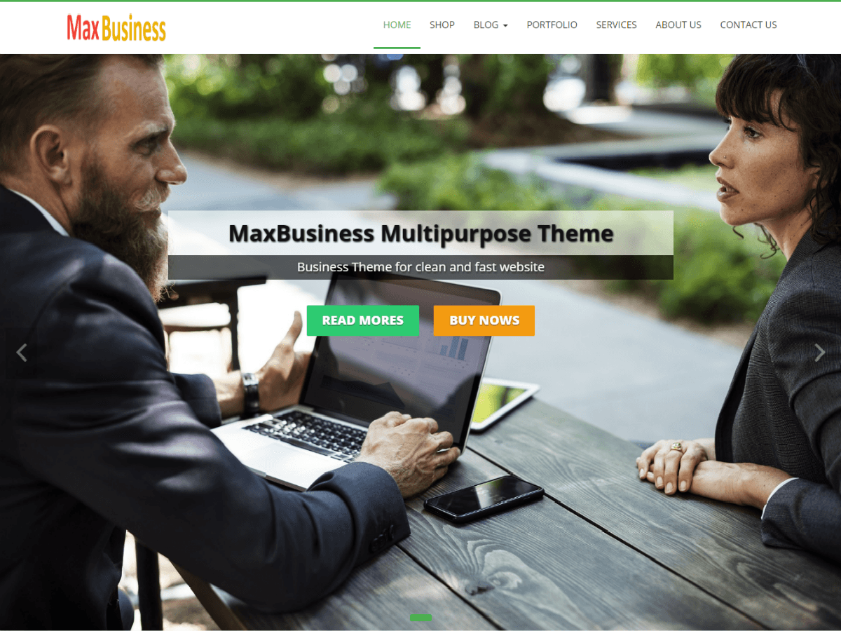 MaxBusiness Preview Wordpress Theme - Rating, Reviews, Preview, Demo & Download