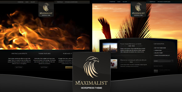 Maximalist Preview Wordpress Theme - Rating, Reviews, Preview, Demo & Download